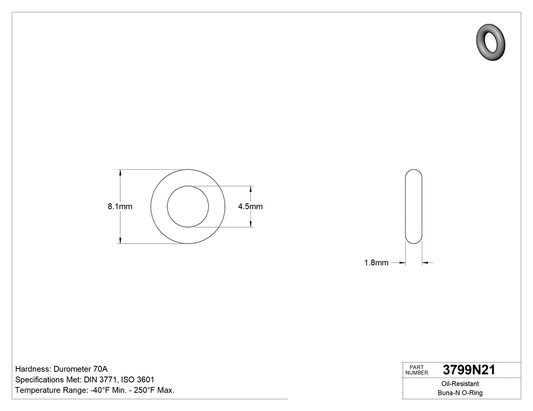 Technical drawing - 3799N21